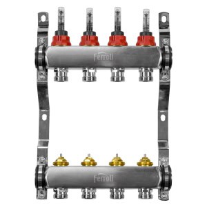 Distribuitor otel inox Basic 4 cai Ferroli
