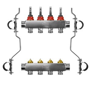 Distribuitor otel inox Basic 6 cai Ferroli